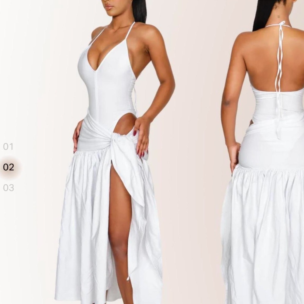 Coucoo white dress!
